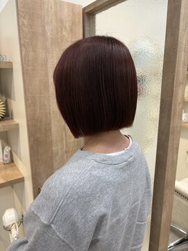 シア 春日部店(SHEER) ボブ×レッドカラー/SHEER春日部店