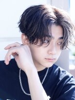 フィフス 仙台(fifth)&nbsp;ニュアンスパーマツーブロックマッシュセンターパート前下がり