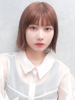 ラフィス ヘアー エイル 京橋店(La fith hair ail)&nbsp;【La fith】ストレートボブ×チェリーブラウン