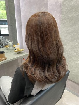 バディ 中野駅前店(BUDDY) オレンジブラウン(初カラーでしっかり明るく)