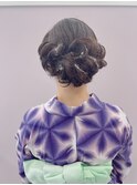 浴衣アップ/花火大会/クラシカル/モダン/大正ロマン
