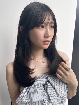 ユーフォリア 青山(Euphoria) 艶髪ネイビーグレーアッシュブラック大人美人