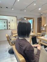 クラップス 上大岡(CLAPS)&nbsp;切りっぱなしボブオリーブアッシュ30代40代