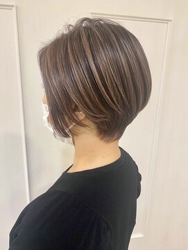 トゥルーブ バイ ファースト 富沢店(trove by first) グラデーションボブ×ブランジュ