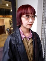 オーオ シカシカ(OOO YY)&nbsp;ミニボブとボルドーカラー