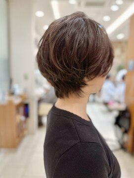 ピークアブー アヴェダ アトレ恵比寿(PEEK-A-BOO AVEDA) 前髪なし/ショート/ショートボブ/恵比寿