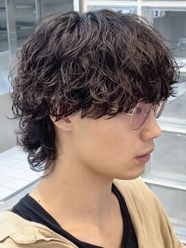 フィフス 原宿(fifth) 原宿ゆるめ波巻きスパイラルパーマメンズカットマッシュウルフ