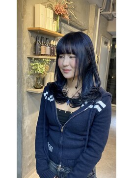 フォート(FORT) レイヤーカット　ネイビーブルー