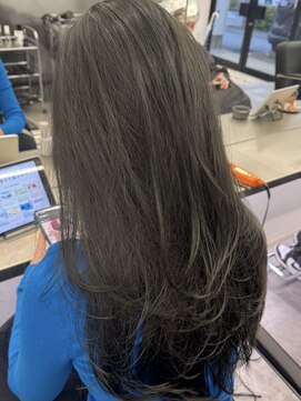 ニュイ 木更津(nuit) 着物ヘア/大人ガーリー/ダークアッシュ/似合わせカット/木更津