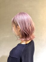 クロワ ドゥ(croix deux)&nbsp;ペールピンク×レイヤーボブ