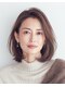 エトネ ヘアーサロン 仙台駅前(eTONe hair salon)の写真/肌が明るく見える透明感＋艶カラーで自然でいつまでも綺麗styleに!手入れしやすい綺麗な形のカットも魅力◎