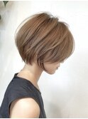 40代50代60代 ショート白髪ぼかし絶壁解消似合わせs