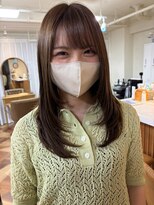 ラナ(LANA) ハイレイヤー×ベージュカラー×髪質改善トリートメント
