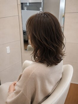 エールヘア(Aile hair)の写真/大人のエイジング毛にも優しいケアで、上品なパーマで扱いやすく仕上げます◎