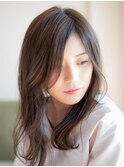 ロング☆オリーブグレージュ