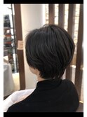 ハンサム　簡単スタイリング　オフィスヘア　 スリークボブ
