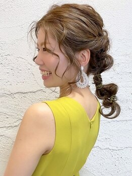 フィーカヘアー(Fika hair)の写真/結婚式・イベントにはFika hairの"抜け感×可愛い"ヘアセットを♪大切な日だからプロの技でより華やかに☆