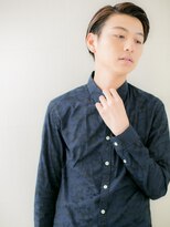 ダンディ館アダム 戸頭店&nbsp;ちょっぴりモードに…七三オールバックスタイルB