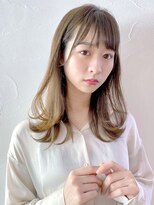 アイティー バイ アルバム 中野店(IT by ALBUM)&nbsp;外ハネミディ_イヤリングカラーくびれミディ_8387