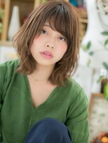 カバーヘア イヴ 戸頭店(COVER HAIR EVE) ★斜めバングハイライトカラーエアリーミディ20代30代40代★7