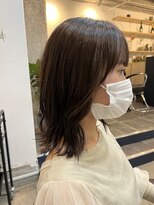 イースエモーション(ease et motion) 【天神 今泉 大名】】ぷつっとレイヤーボブ シースルーバング