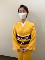 横濱ハイカラ美容院(haikara美容院) 訪問着着つけとヘアセット