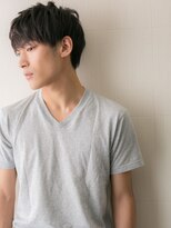 グルーミングサロン バーバー キャッスル 北浦和西口(Grooming salon Barber Castle)&nbsp;プラスパーマでアッシュブラックセクシー男子！N
