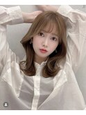 ベージュ/ハイトーン/レイヤー/ボブ/韓国/髪質改善/透明感/立川
