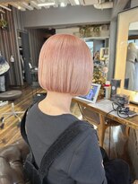 ヘアアンドメイク エジェリ(hair&make egerie) 【ミニボブ/ピンクベージュ/ハイトーン/20代/30代/40代/50代】