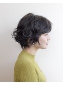 パーマショート#ケアパーマ#マッシュ#簡単スタイリング#豊橋