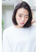 黒髪ナチュラルボブ