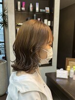 アールトゥーヘアー(art To Hair)&nbsp;アッシュベージュ/ミディアムヘア/ロブ