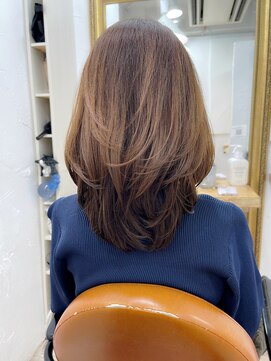 ミッシェル アフロート(michelle afloat) 20代30代40代50代立体ひし形ツヤレイヤーはCurves CutのCカーブ