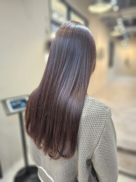 ネウィ 八王子(newi) 髪質改善/酸性ストレート/透明感/マロンベージュ/韓国/暗髪