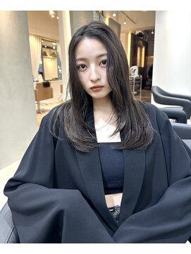 ヴィオットバイサロン(Viot by Salon) 2way バング 韓国前髪シースルーミディアム くびれへア顔周り