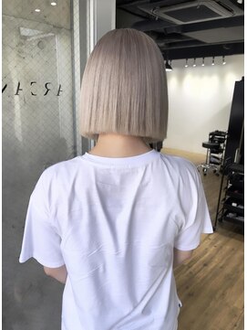 アルカナ 明治神宮前原宿(ARCANA) 切りっぱなしボブ エアリーロング 美髪 ピンクブラウン