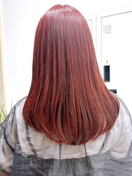 セイドット リー(Say. Ree) say.ベビーピンクニュアンスカラーレイヤーロングアースカラー