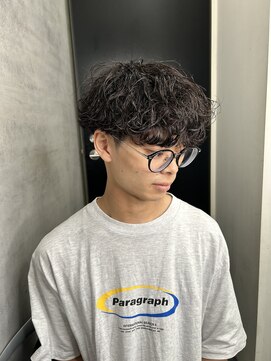 ネクスト 静岡店(NEXT) MEN'S HAIR カルマパーマ ダークアッシュ ニュアンスパーマ