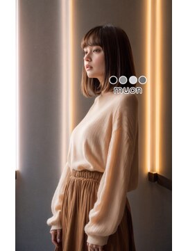 ムオン 平尾店(muon) ミディアムボブ