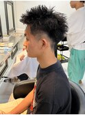 スパイキーショート ベリーショート 眉毛  ショートバング