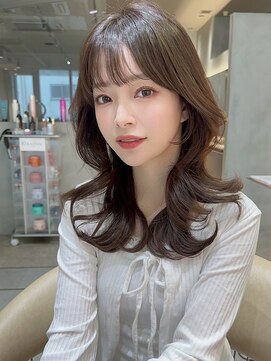 ロンドシェリ 仙台(Lond Cheri) レイヤーカット グレージュ ネビージュ 韓国 ワンホン 仙台