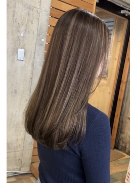 ヘアカロン 熊本本店(Hair CALON) ハイライトカラーケアブリーチ髪質改善トリートメント