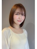 シースルーボブ