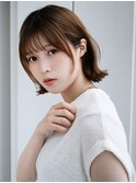 ◯ミニボブ鎖骨ミディアムボブかきあげボブウルフボブパーマ小顔