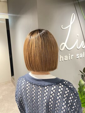 リブ(Live) 大人可愛い前下がりボブ
