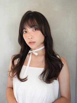 ラヴィズム 長岡店(LUVISM) 韓国/顔周りレイヤー/ダブルカラー/ベージュ/前髪新潟長岡宮関