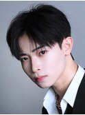 韓国ストレートショートマッシュ【ソフトツーブロック刈り上げ】