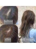 ヴィアスヘアー(vias hair)&nbsp;【白髪活かし】大人女性にオススメ♪やわらかベージュカラー