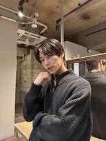 メンズココ メンズパーマ 韓国ヘア 日本橋店(MENS COCO)&nbsp;ナチュラルシースルーセンターパート