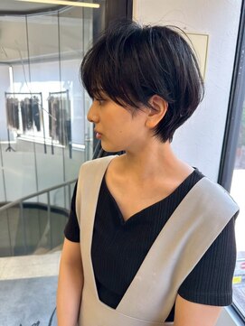 ジュベ 別府店(juve.) 別府ショートボブ顔まわりレイヤーカット髪質改善カラー30代